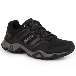 Schwarze Trekking-Sportschuhe für Herren Big Star GG174269