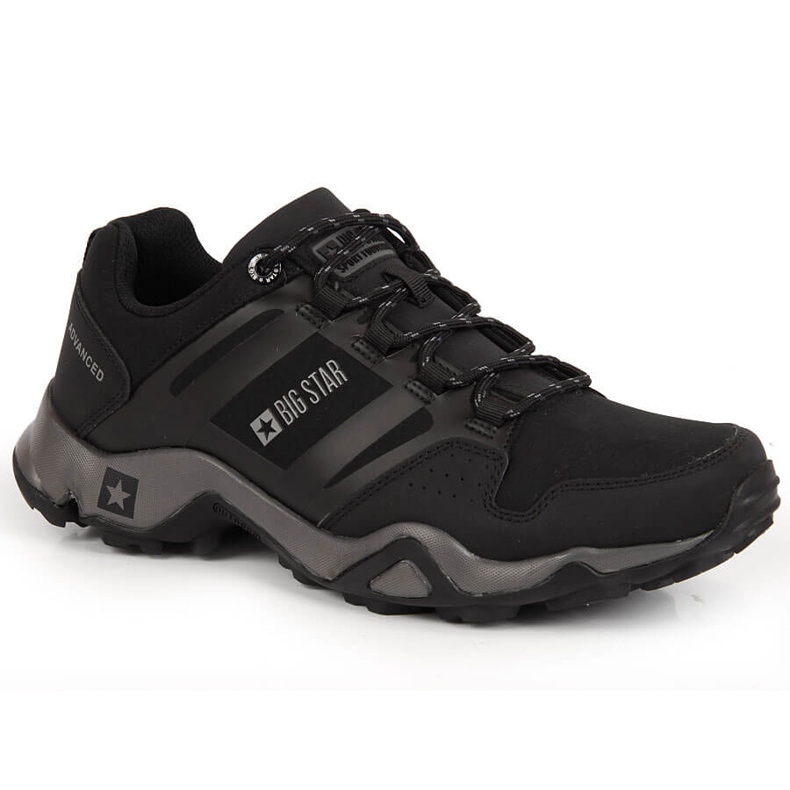 Schwarze Trekking-Sportschuhe für Herren Big Star GG174269