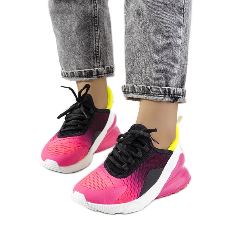 PA1 Schwarze Sportschuhe von Glaner rosa