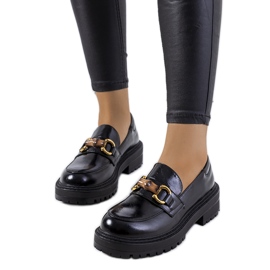 Schwarze Kemze-Slipper