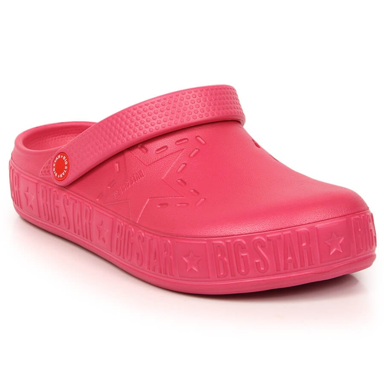 Hausschuhe für Mädchen kroks rosa Big Star II375006