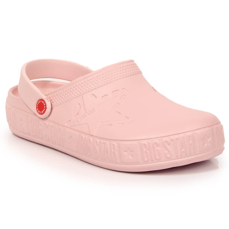 Hausschuhe für Mädchen kroks rosa Big Star II375007