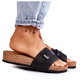 Klassische Damenhausschuhe Inblu NM000025 Schwarz