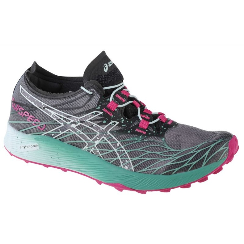 Asics Fujispeed 1012B176-001 Schuhe schwarz grau