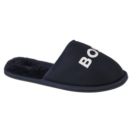 Boss-Logo-Hausschuhe J29312-849 blau