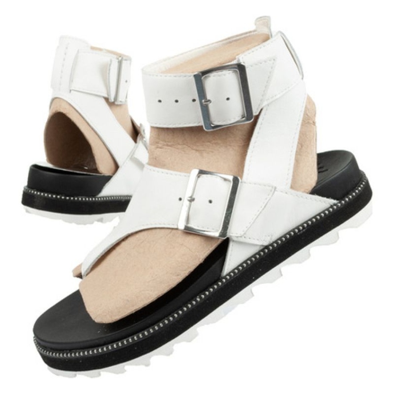 Sorel NL6272-125 Flip-Flop-Sandalen weiß
