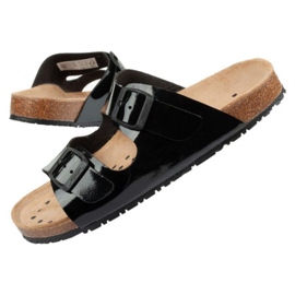 Abeba Sandalen Schwarz 8088 Flip-Flops