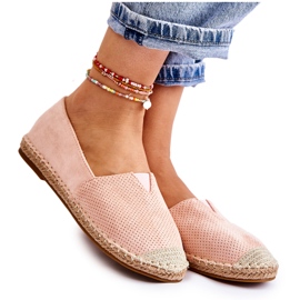 PG1 Espadrilles aus Wildleder zum Hineinschlüpfen für Damen Nude Corry rosa
