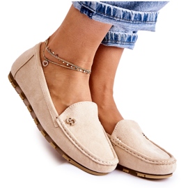 PS1 Colena Wildlederloafer für Damen beige