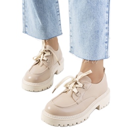 Arbeitsbeige Schuhe für Frauen