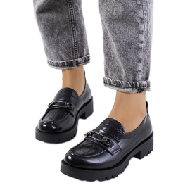 Schwarze Cornet-Loafer