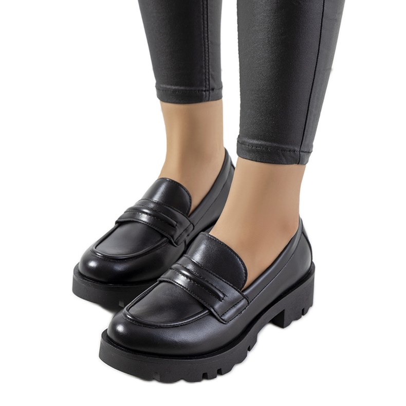 Schwarze Crotty-Slipper