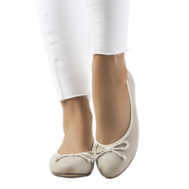 Beige Damenballerinas von Villers