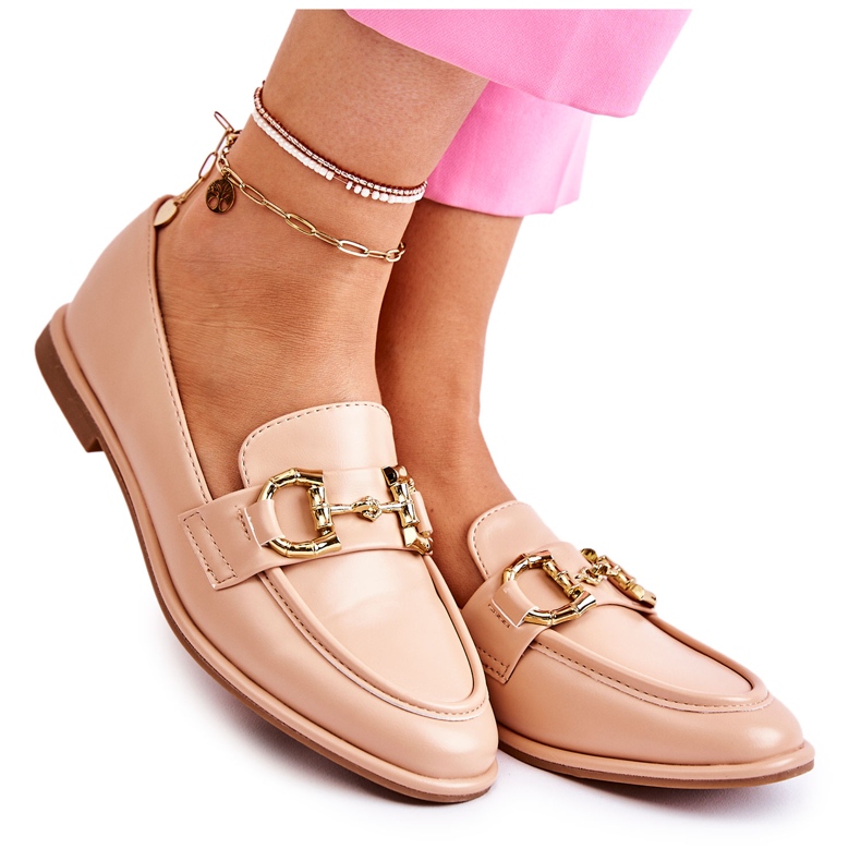 WS1 Nudefarbene Coriso-Loafer für Damen rosa