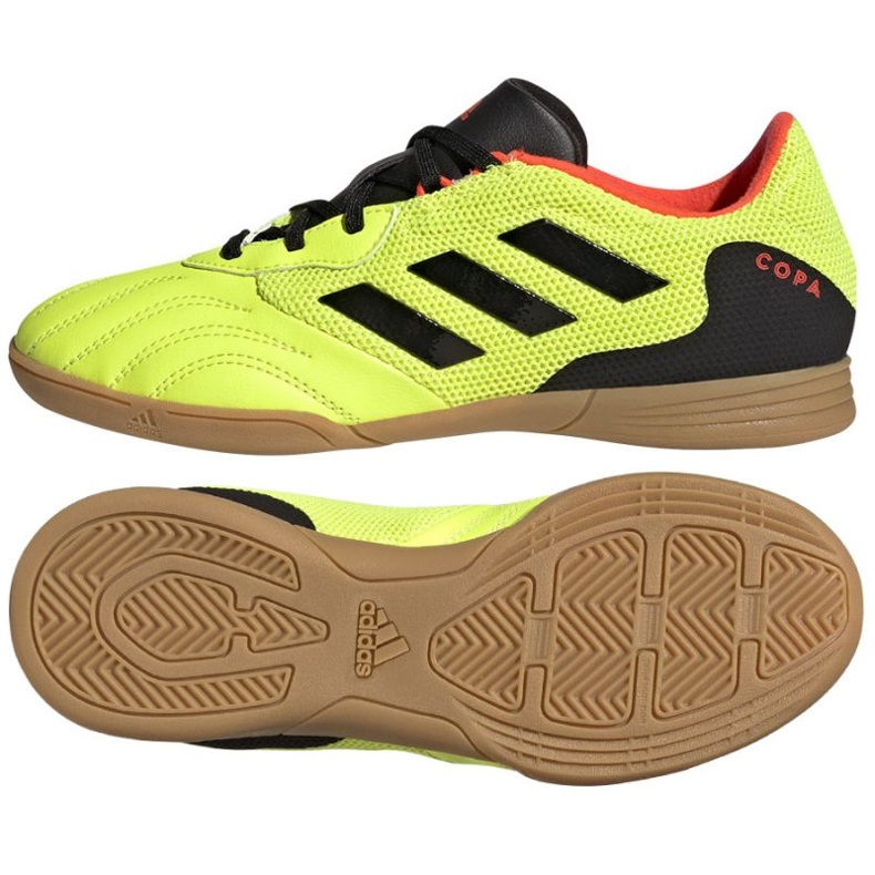 Adidas Copa Sense.3 In Sala Jr GZ1382 Schuhe schwarz gelb