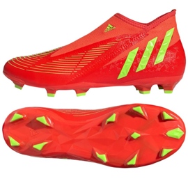 Adidas Predator Edge.3 Ll Fg M GW1000 Schuhe rot orangen und rottöne