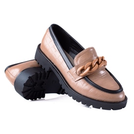 SHELOVET Modische Loafer beige