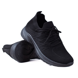 SHELOVET Bequeme Fitnessschuhe schwarz