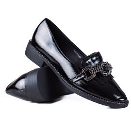 SHELOVET Elegante Slipper schwarz