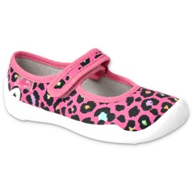 Befado Kinderschuhe 114X488 schwarz rosa