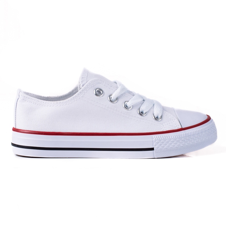 Schnürschuhe für Kinder Vico weiß