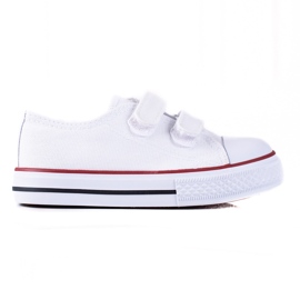 Vico Kinder Sneaker mit Klettverschluss weiß