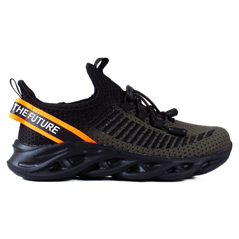 Vico Sportschuhe für Kinder, zweifarbiges Material schwarz