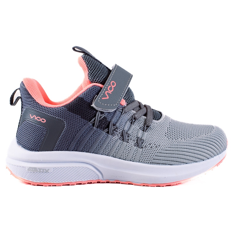 Vico Kindersportschuh, hellgrau rosa