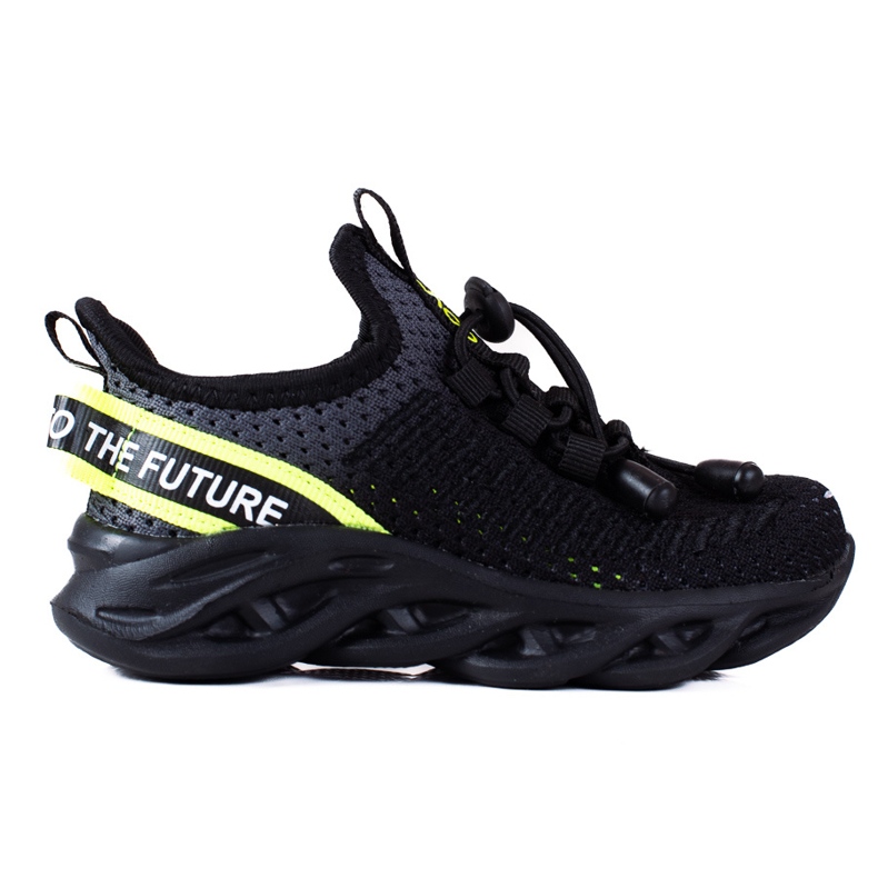 Vico Sportschuhe für Kinder, zweifarbiges Material schwarz grau