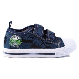 Shelovet-Sneaker für Jungen mit Klettverschluss in Marineblau