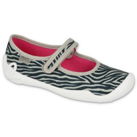 Befado Kinderschuhe 114Y492 schwarz grau