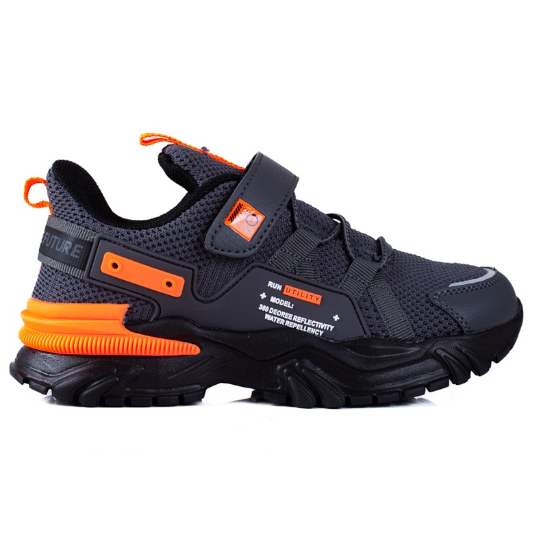 Vico Sportschuhe für Jungen von Shelovet mit dicker Sohle mehrfarbig orange grau