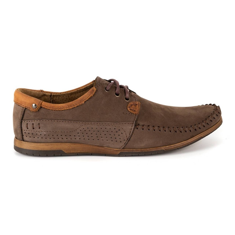 KOMODO Schuhe Herren-Ledermokassins 875 braun