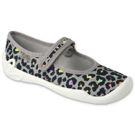 Befado Kinderschuhe 114Y491 schwarz grau