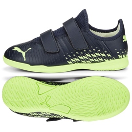Schuhe Puma Future Z 4.4 It V Jr 107020 01 navy blau grün blau und marineblau