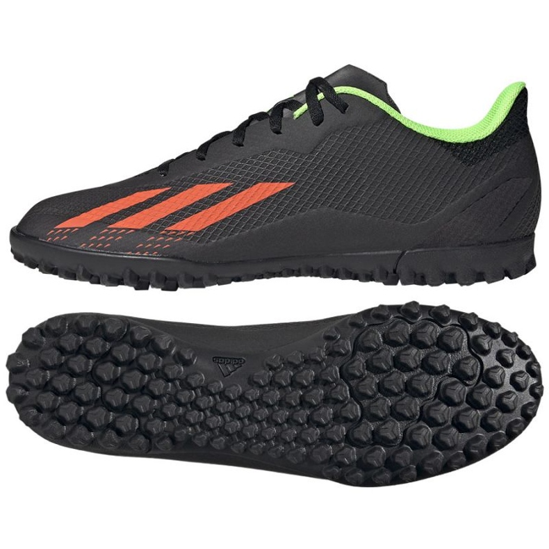 Adidas X Speedportal.4 Tf M GW8506 Fußballschuhe schwarz schwarz
