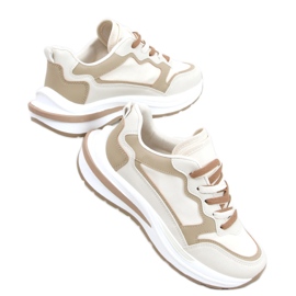 Ekani Beige Turnschuhe
