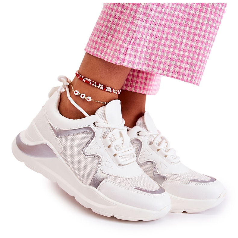Modischer Damen-Sneaker Weiß Allie