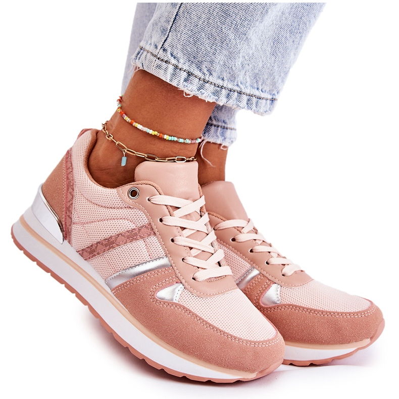 PG1 Klassische Damen Sportschuhe Pink Elenes rosa