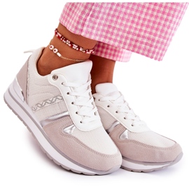 PG1 Klassische Damen Sportschuhe Weiß Elenes rosa