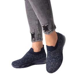 Shelovet marineblaue Sportschuhe für Damen