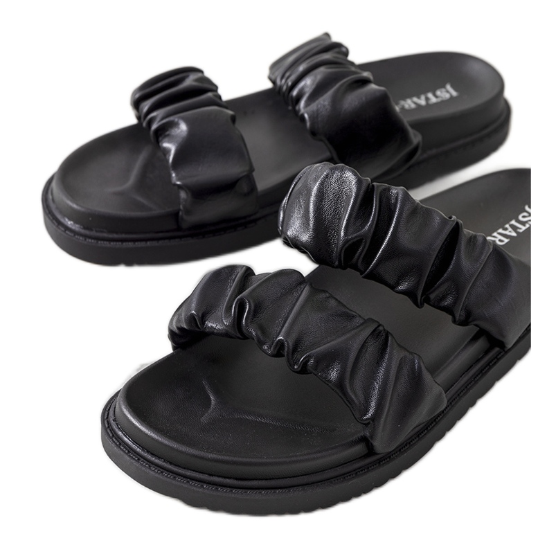 PA1 Schwarze Damenhausschuhe von Buzaco