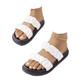 Weiße Damenhausschuhe von Buzaco