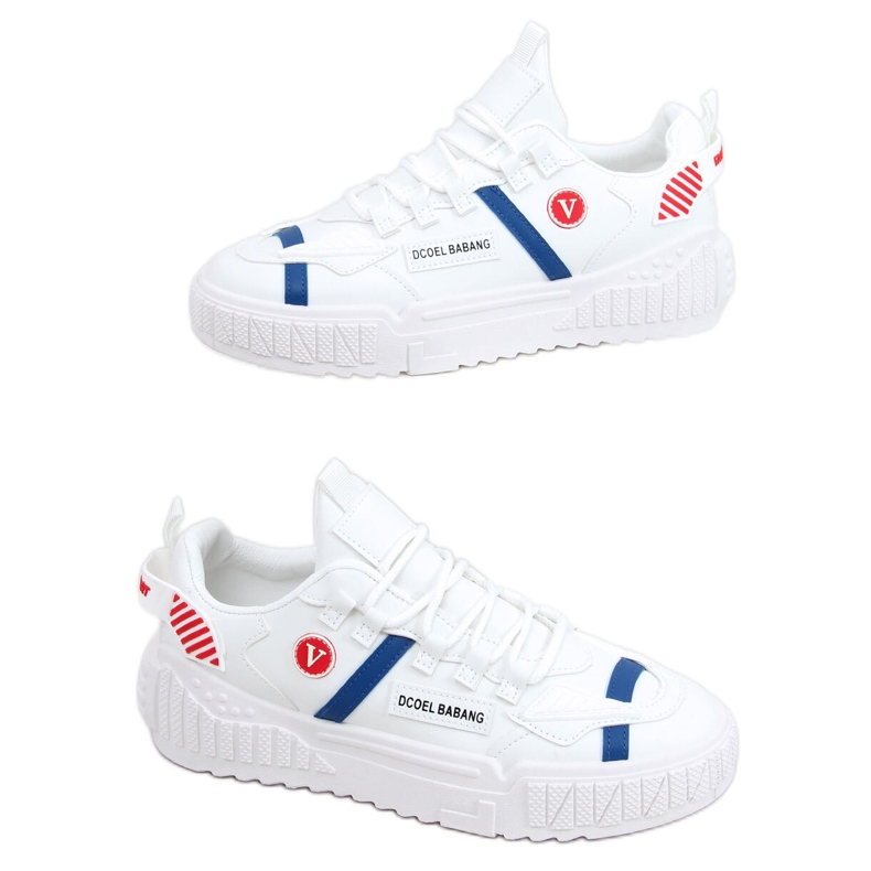 Bang Red Turnschuhe weiß rot