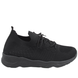 Tutto Allblack Sockensportschuhe schwarz