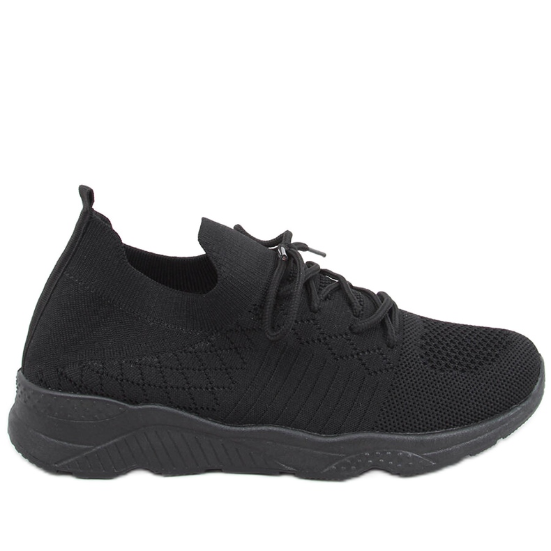 Tutto Allblack Sockensportschuhe schwarz