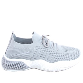 Yetto Graue Socken Socken mehrfarbig