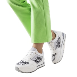 Weiße Aloisia-Turnschuhe