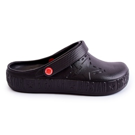 Herren leichte Hausschuhe Kroks Big Star II175001 Schwarz