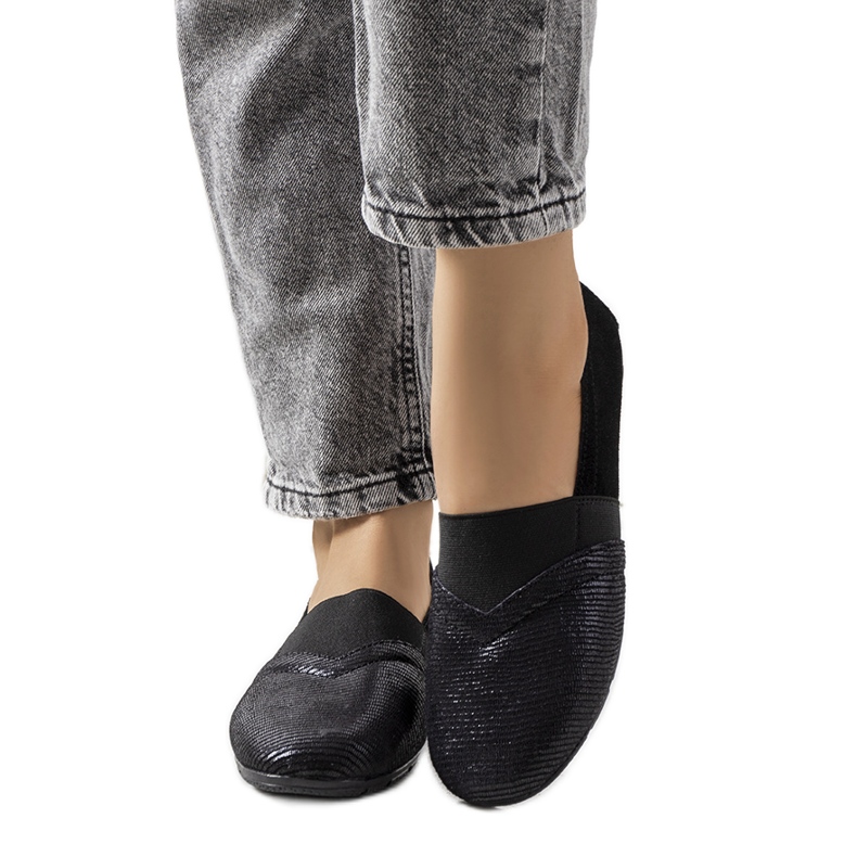 Schwarze Boirs-Sneaker